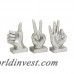 Mercury Row Metallic Hand 3 Piece Figurine Set MCRR2587